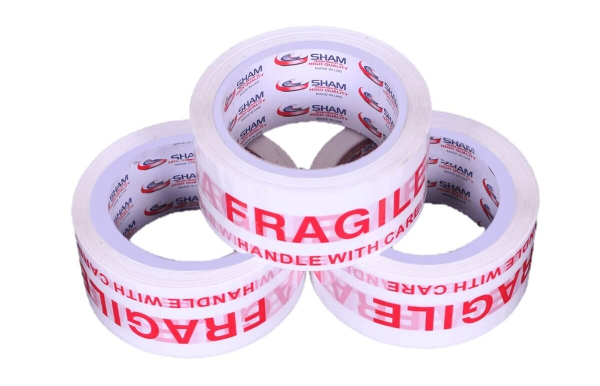 Fragile Tape 50Yards Sham Pack
