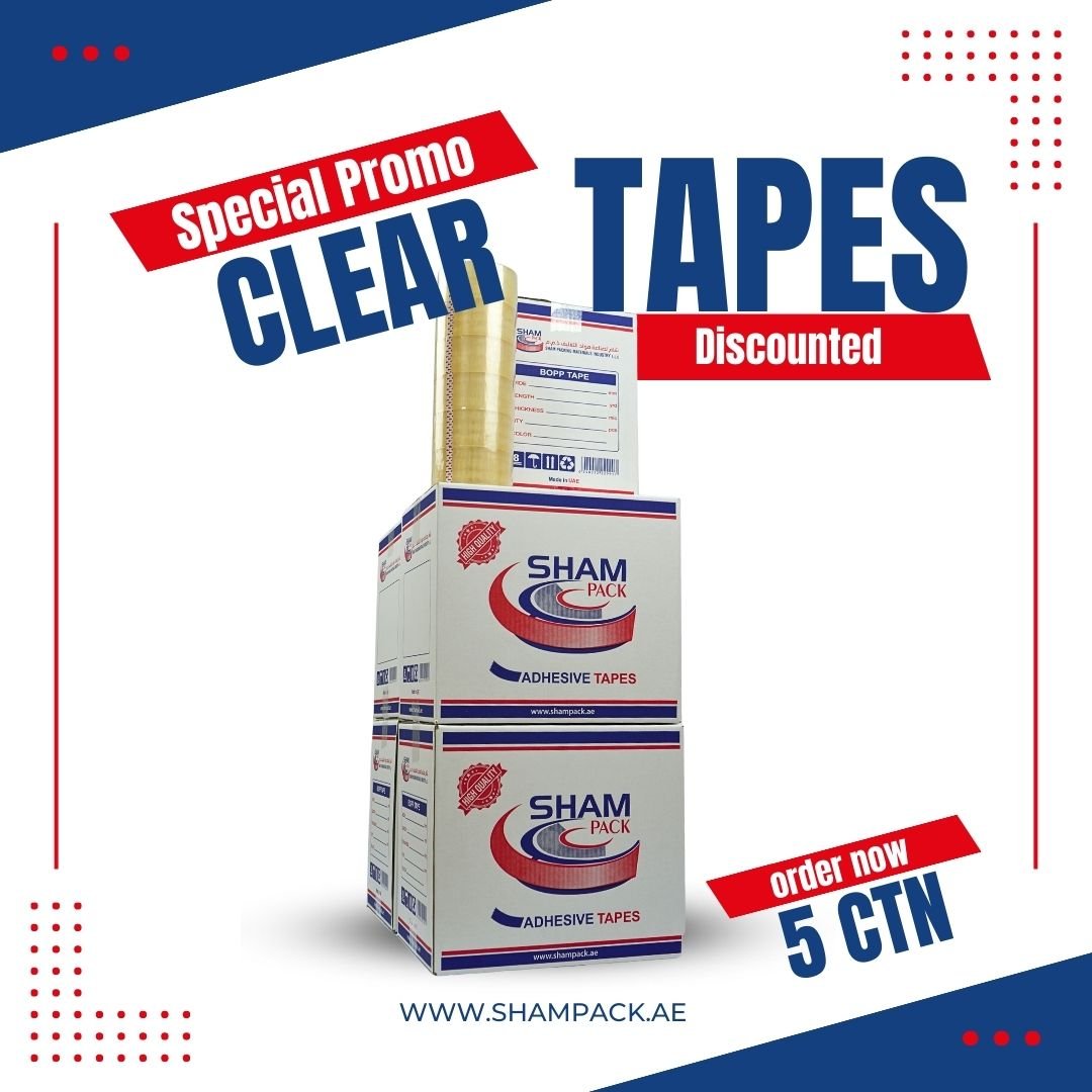 Clear Tape Special offer 5 ctn