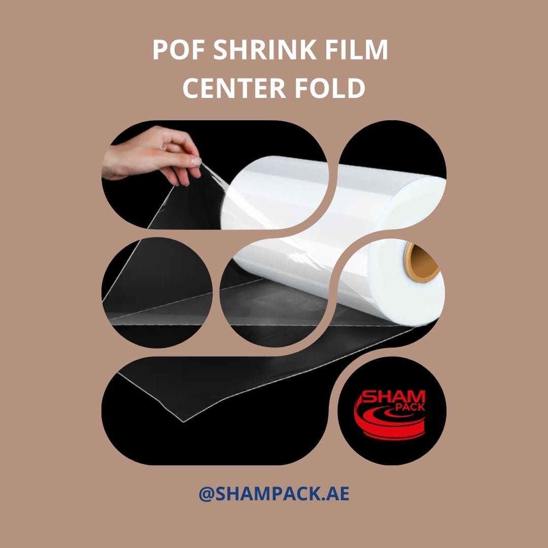 Pof shrink rolls center folded