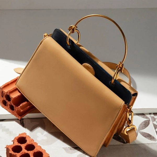 thumbnail Lite Brown Nappa Leather Bag